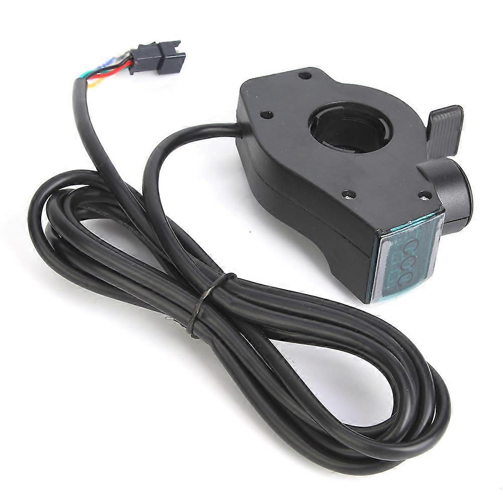 E Bike Thumb Throttle LCD Digital Battery Voltage Display Switch