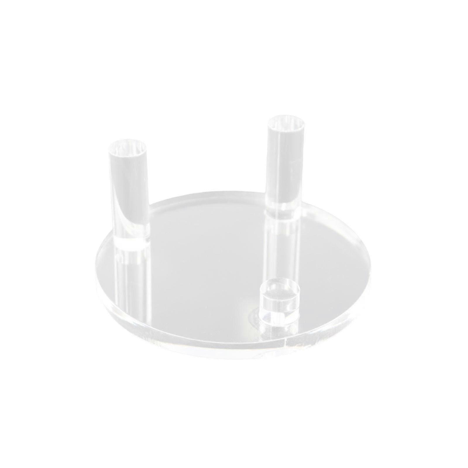 Acrylic Easel Stand for Displaying Geode and Small Artworks Transparent Fossils Coral Holder Mineral Storage Rack