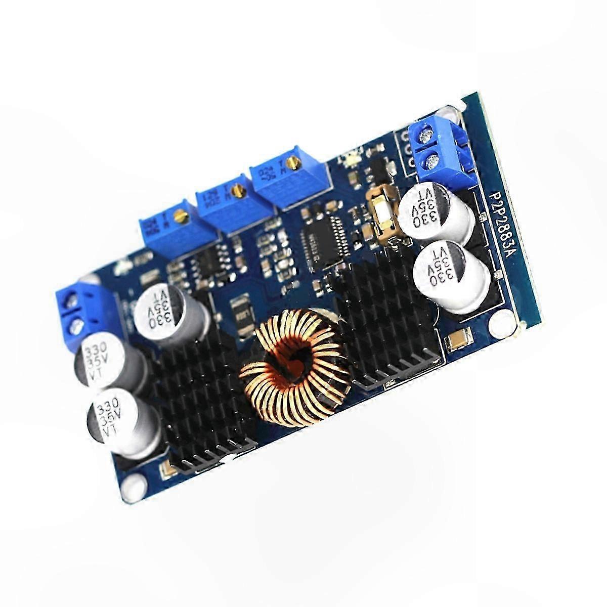 Automatic Buck Boost Power Module with DC-DC Converter for Solar and Car Voltage Regulation, 10A Constant Current/Voltage
