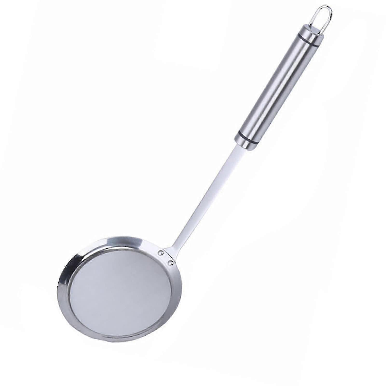 3-Size Stainless Steel Fine Mesh Strainers, Grip-Handle Kitchen Colanders