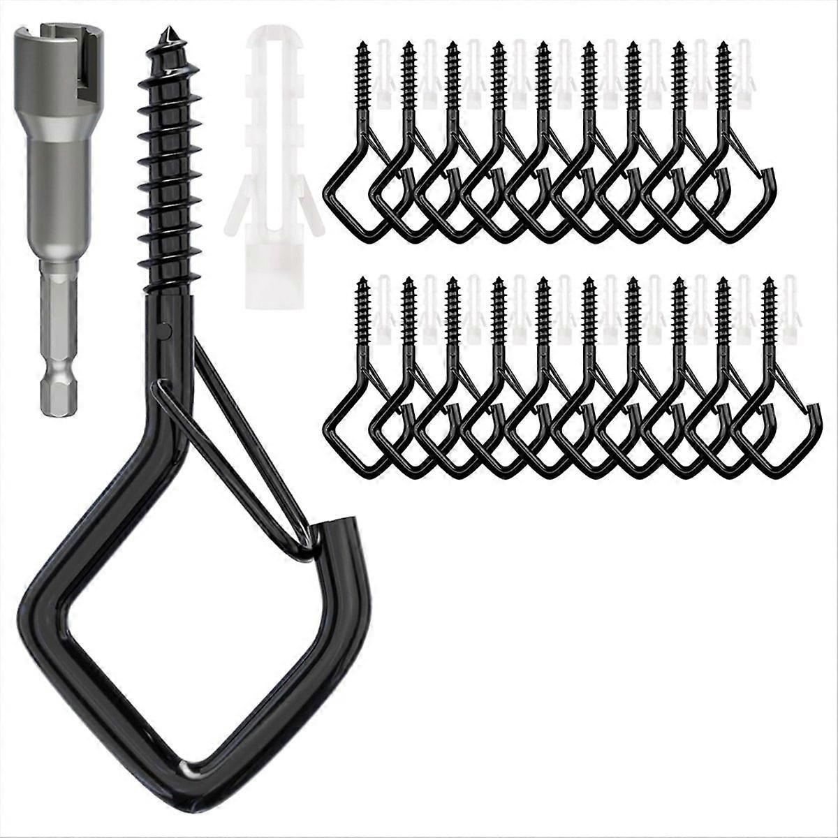 Screw Hooks with Safety Buckle