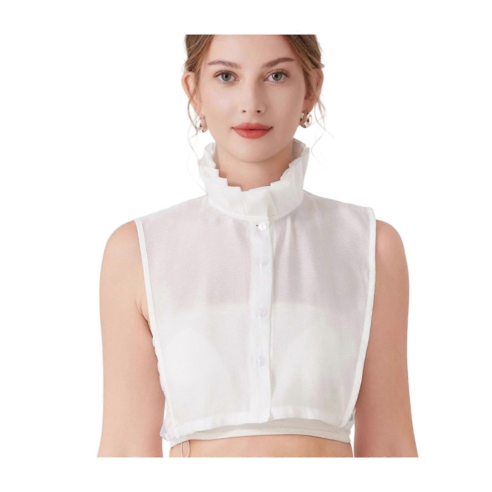 Adjustable Decorative Collar Accessory Delicate Lace Edging Soft Women Wardrobe Essential Multicolor