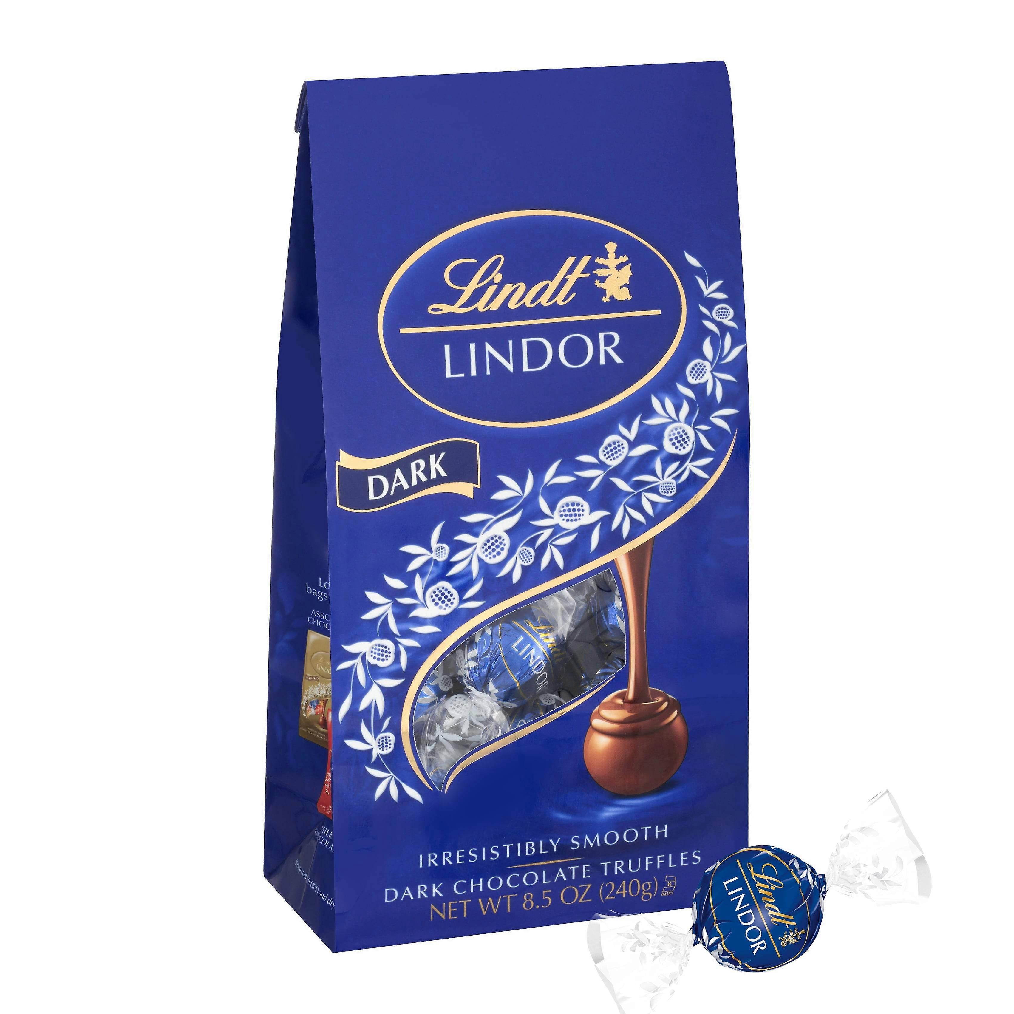 Lindt Lindor Τρούφες καραμελών μαύρης σοκολάτας, 8.5 oz