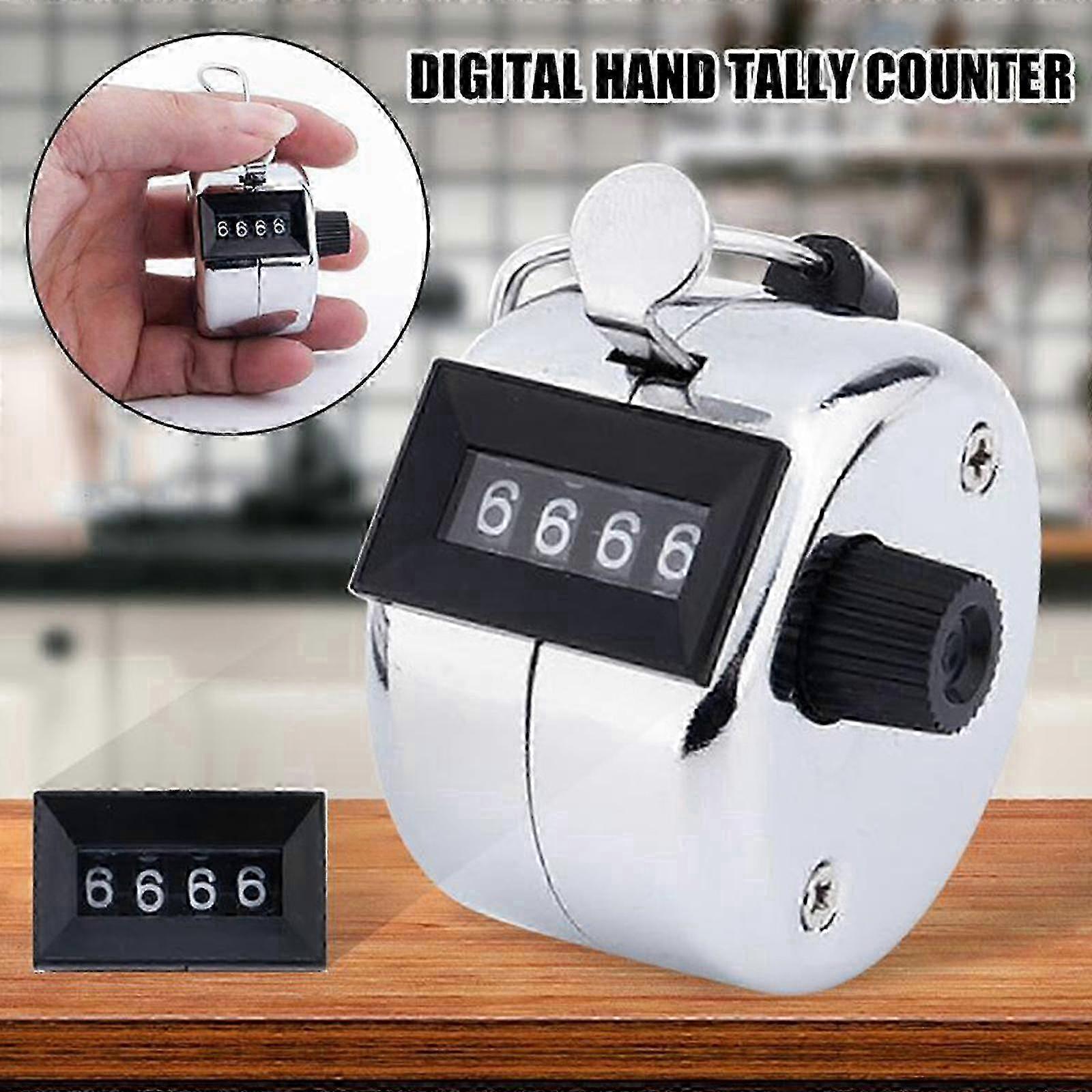 4 Digit Counting Manual Hand Tally Number Counter Mechanical Clickers Click