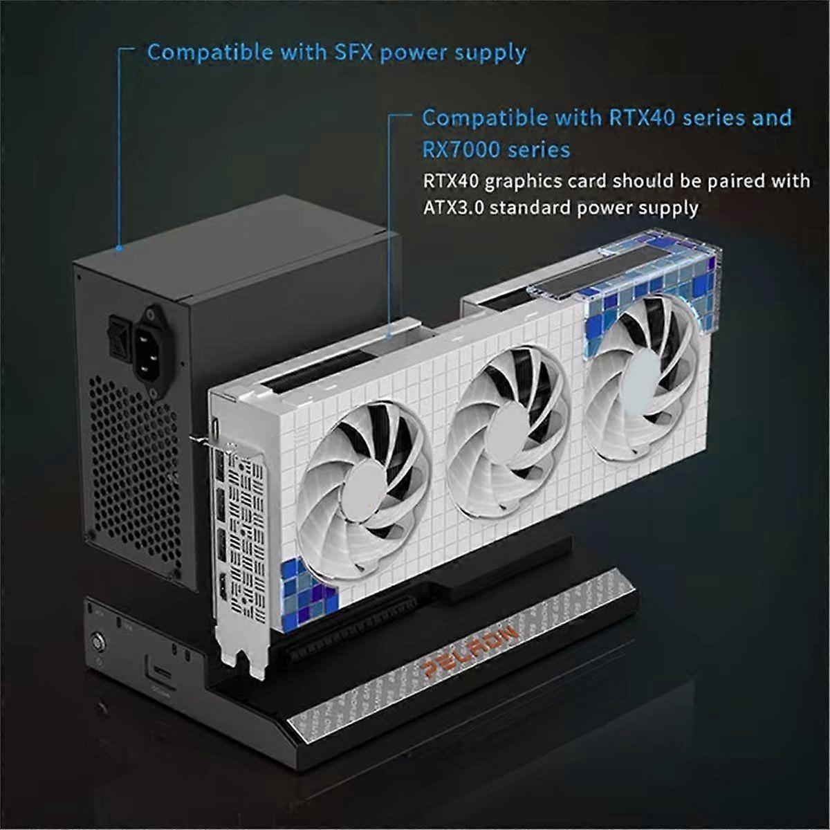 PELADN Link S-2 OCulink Graphics Docking Station ATX 24pin Max Support RTX4090 RX7900XTX Game PCIex