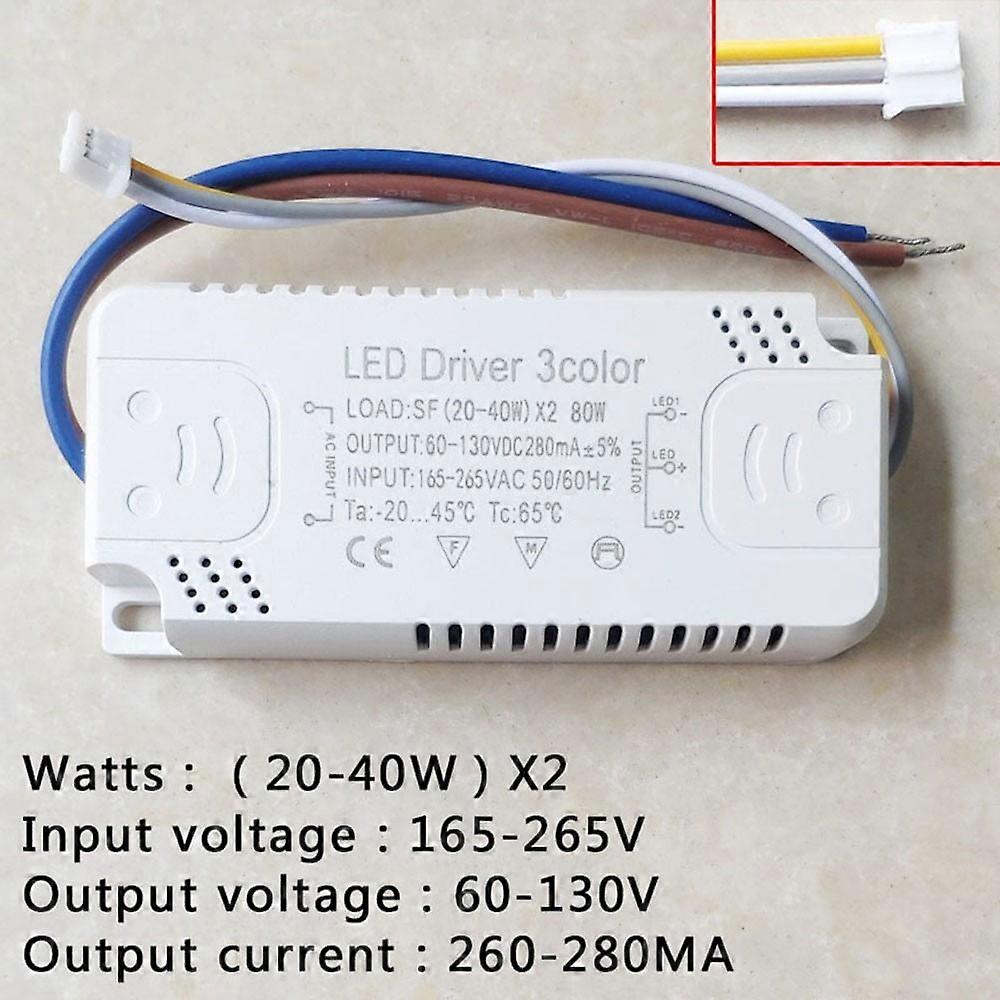 LED Driver 3color Adapter For LED Lighting Non-Isolating Transformer Replacement