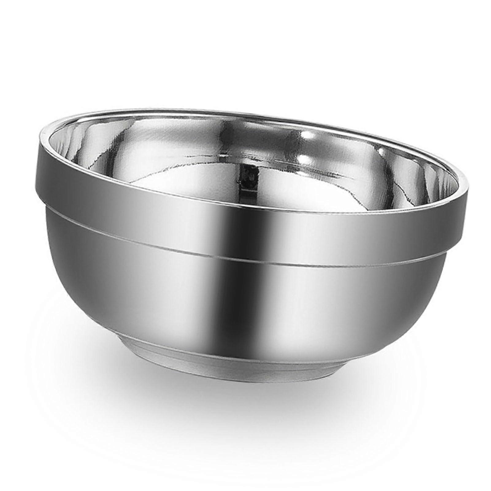 Large Capacity Stainless Steel Mixing Bowl HeatResistant Double Layer for Cooking and Baking