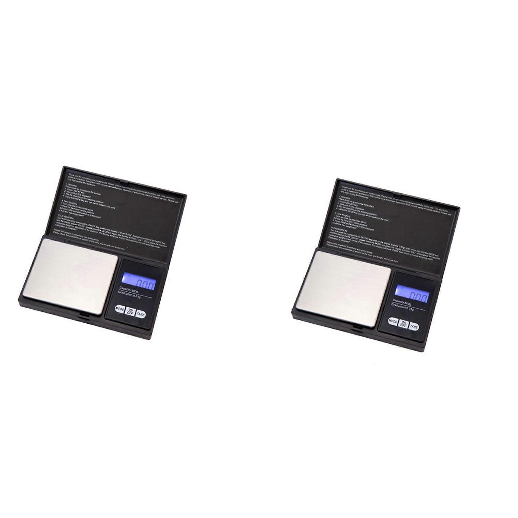 2X Digital Pocket Scale 100G-0.01G Mini Scale Electronic Gauge Scale Electronic Scale Table Scale Kitchen