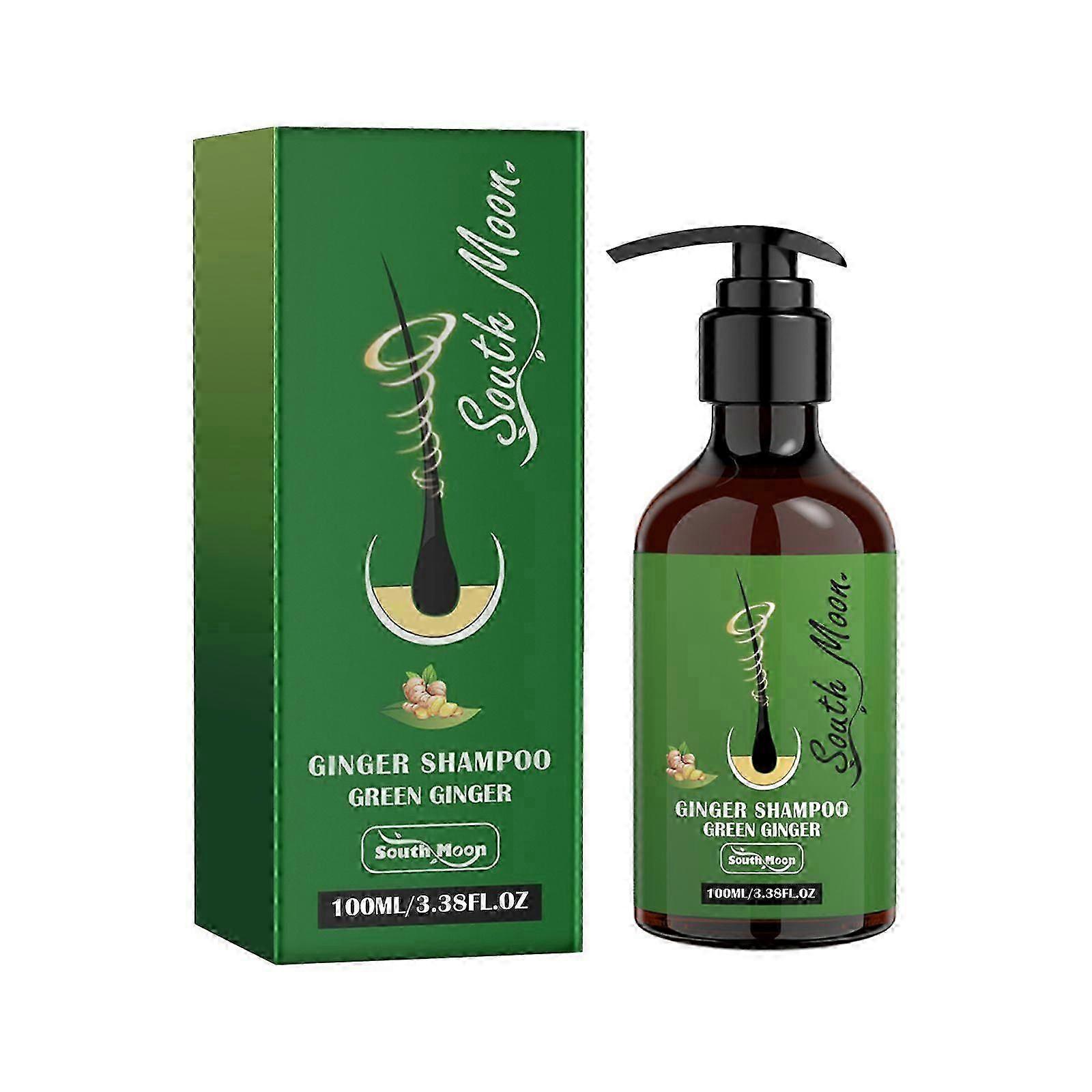 Revitalizing Ginger Shampoo for Stronger, Thicker Hair  Nourishes Roots, Cleanses Scalp, Deep Moisturization & Dandruff Control  100ml