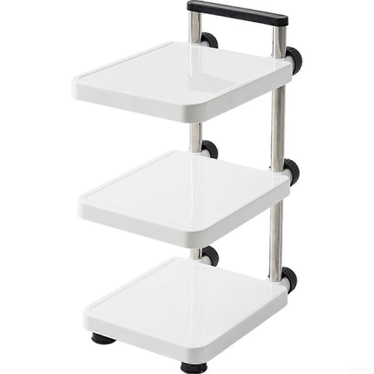 Kitchen Cabinet Pot Rack Height Adjustable 24 Tier with 3 Shelves for Easy Access and Organization in Kitchen Storage