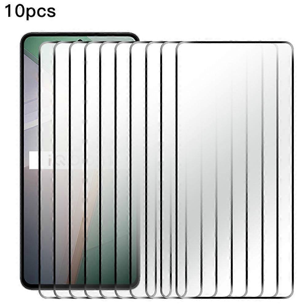 RURIHAI 10Pcsはvivo iQOO 11S 5G高アルミニウムシリコンガラスフィルム二次硬化2.5D 0.26mmスクリーンプロテクターに対応
