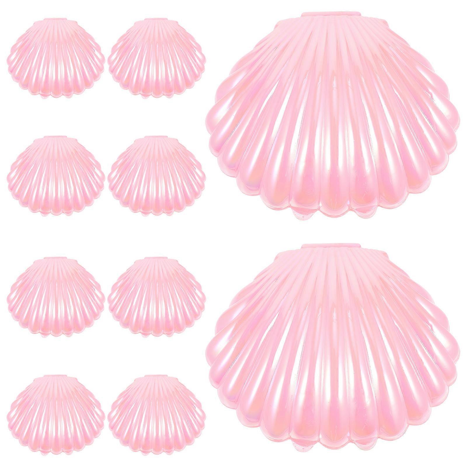 10pcs Sea Shells Candy Boxes Seashell Party Favor Containers Shell Jewelry Boxes