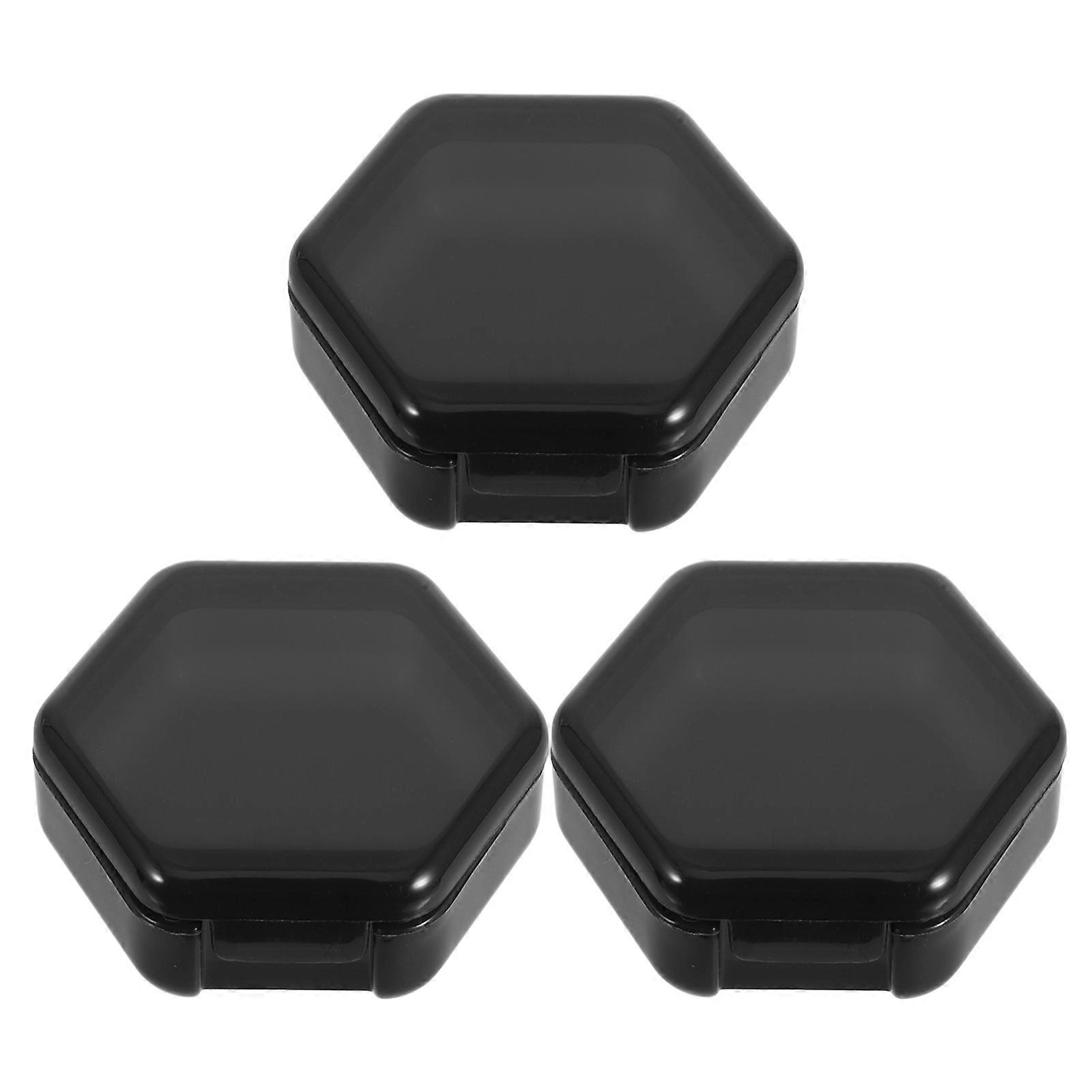 Storage Case Small Plastic Pill Organizer for Daily Use 3Pcs