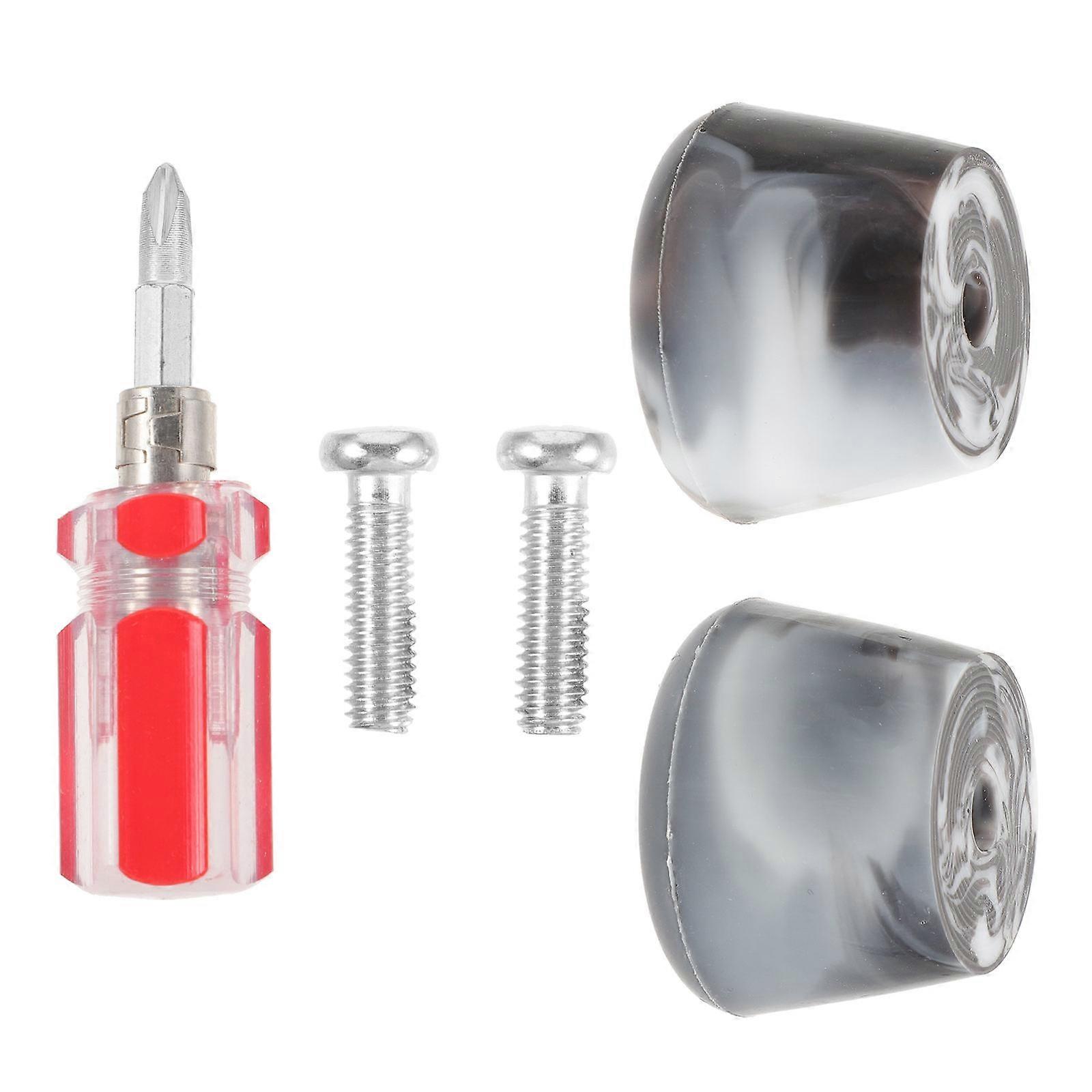 Skate Board Accessories Double-Row Roller Skating Brake Jam Plugs 5Sets