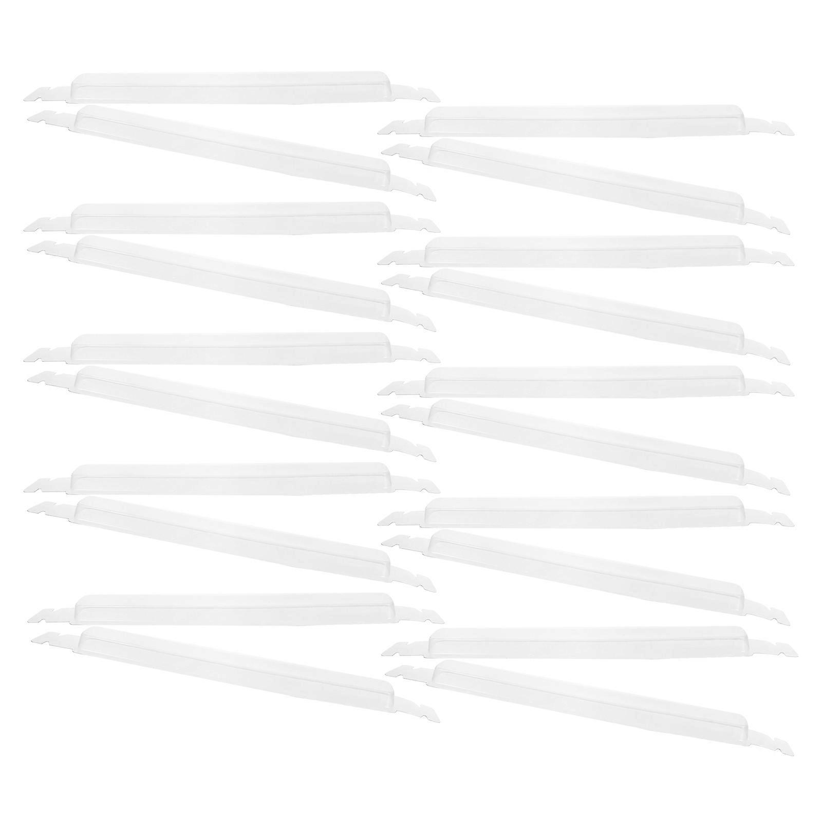 20pcs Clock Pointer Box: Quartz Clock Hands Protective Box  Waterproof Plastic Transparent Case Cover For Wall Timepiece Pointers