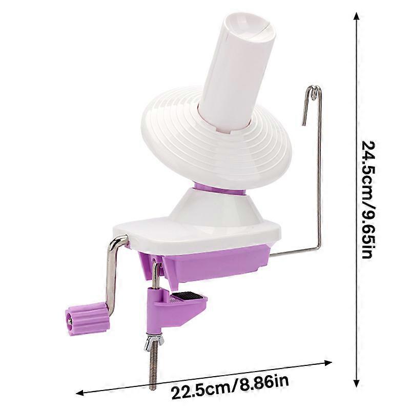 Imazy Yarn Cake Winder Spinner for Crocheting Hand Operated Ball Winders Machine for Knitting Crafting Knit Tool Supplies