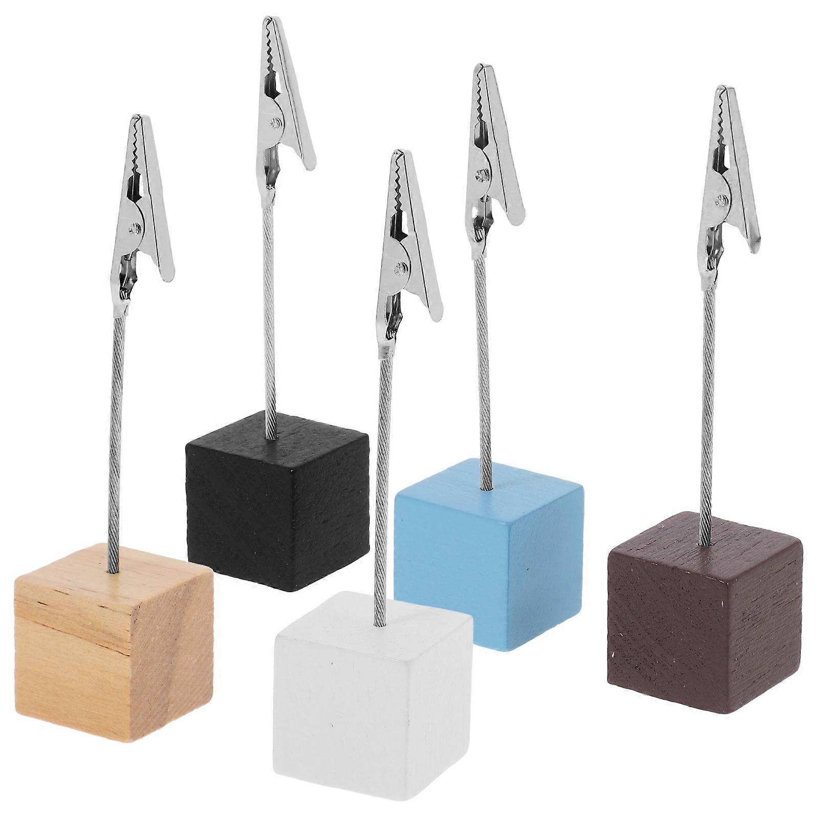 Photo Display Clip Table Card Holder for Menu Clips 5Pcs Assorted Color