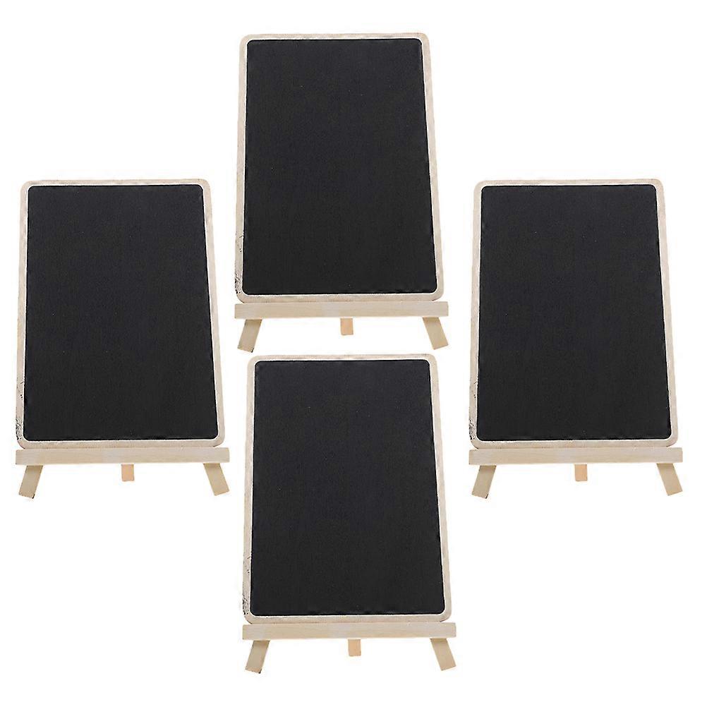 Chalkboard Sign Board Desktop Message Blackboard with 4Pcs Small Chalkboards