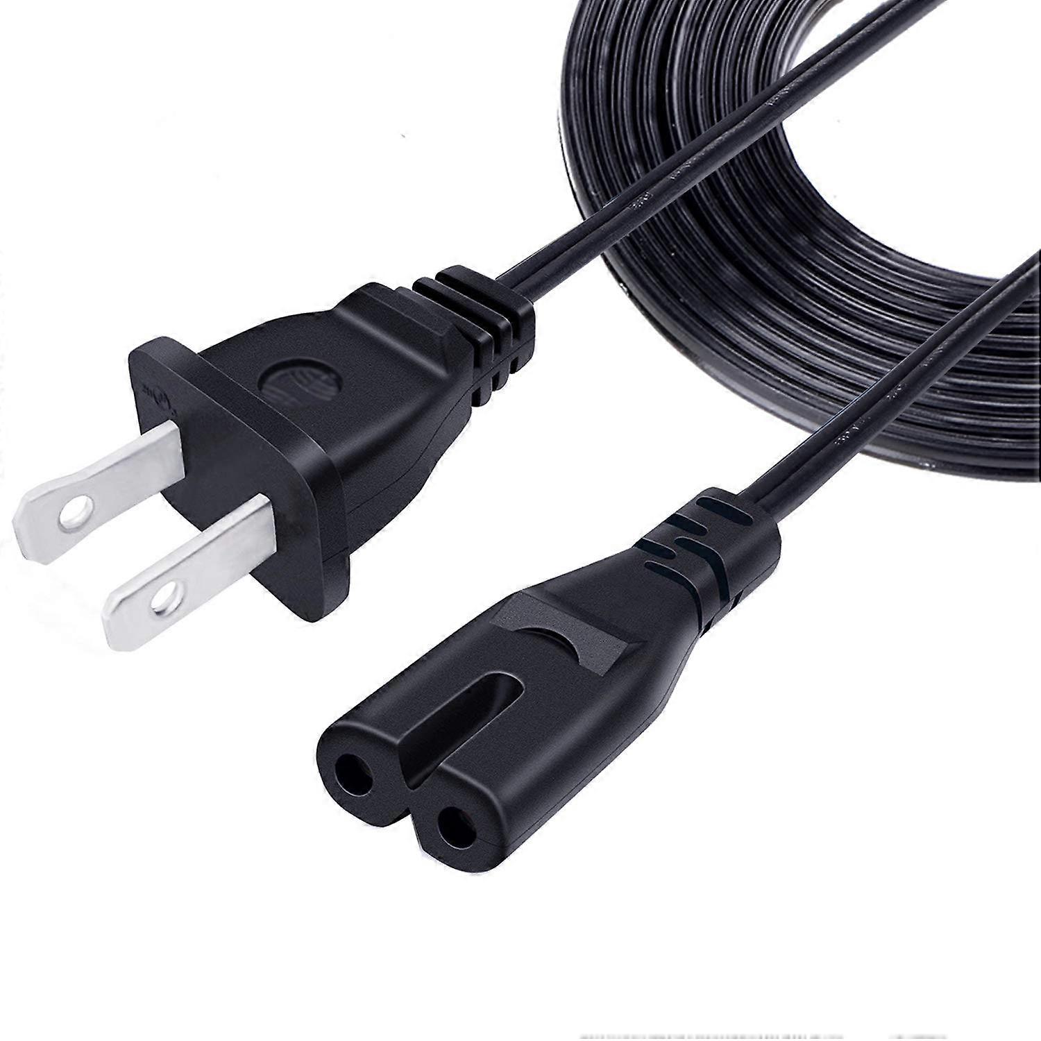8ft Figure 8 Power Cord Replacement for JBL Marshall Bluetooth Speakers IEC C7 2 Prong 125V 10A