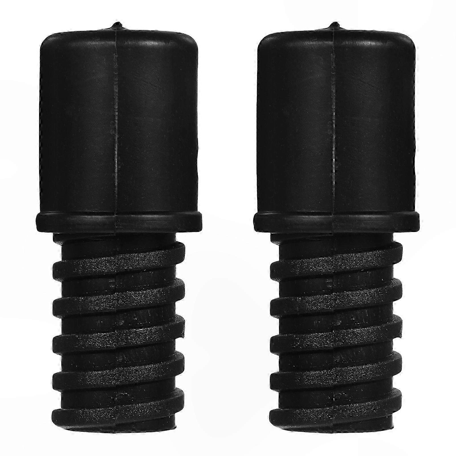 2-Pack Mop Handle End Caps Replacement Grips for Dustpan Rods