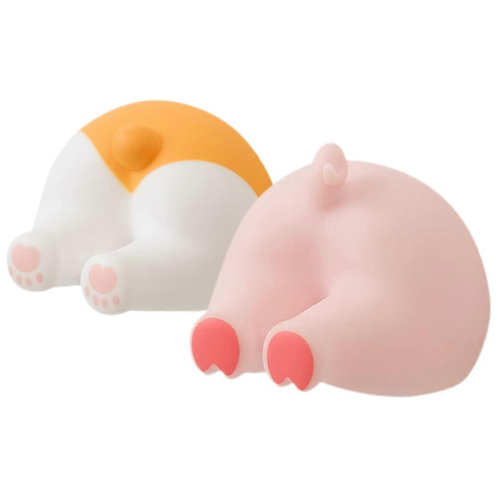 Animal Butt Hook Bathroom Toothbrush Holder for Wall Storage 10Pcs