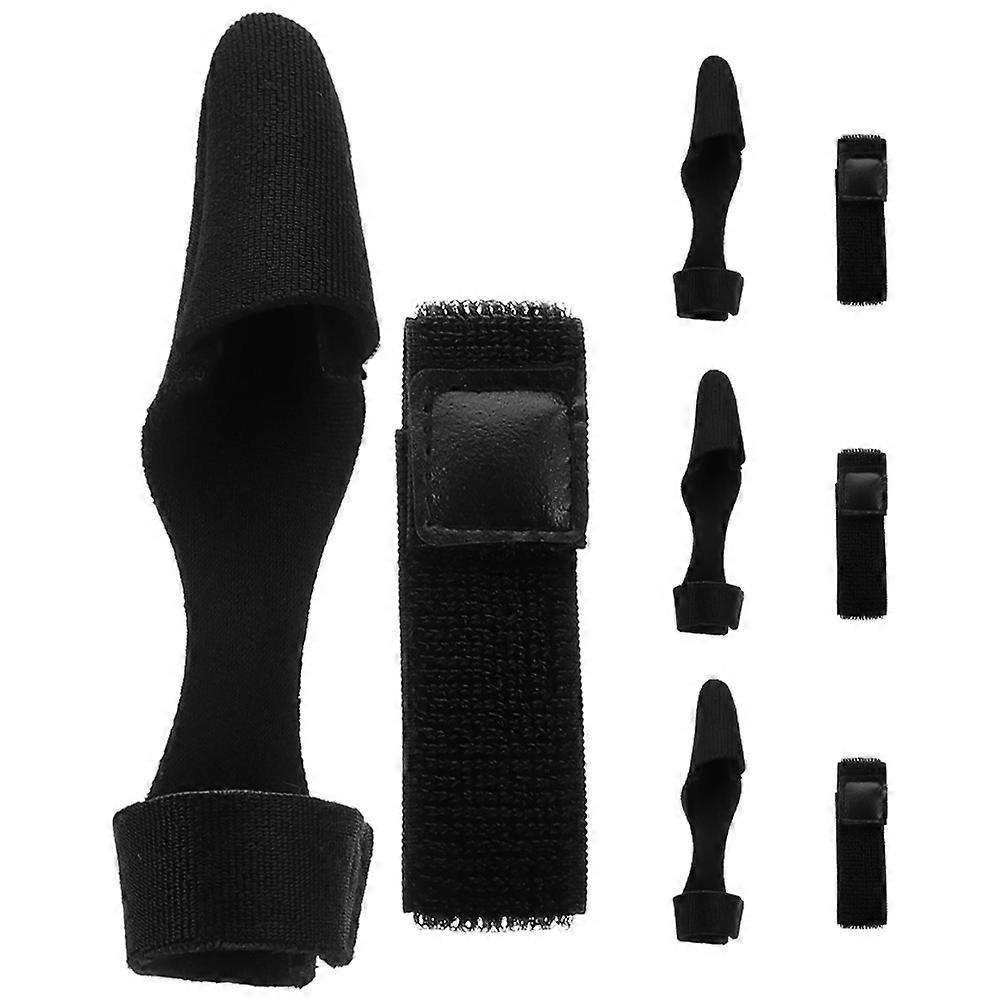 Fishing Rod Protector Rod Tie Truss for Storage 4Sets Black Cloth Strap