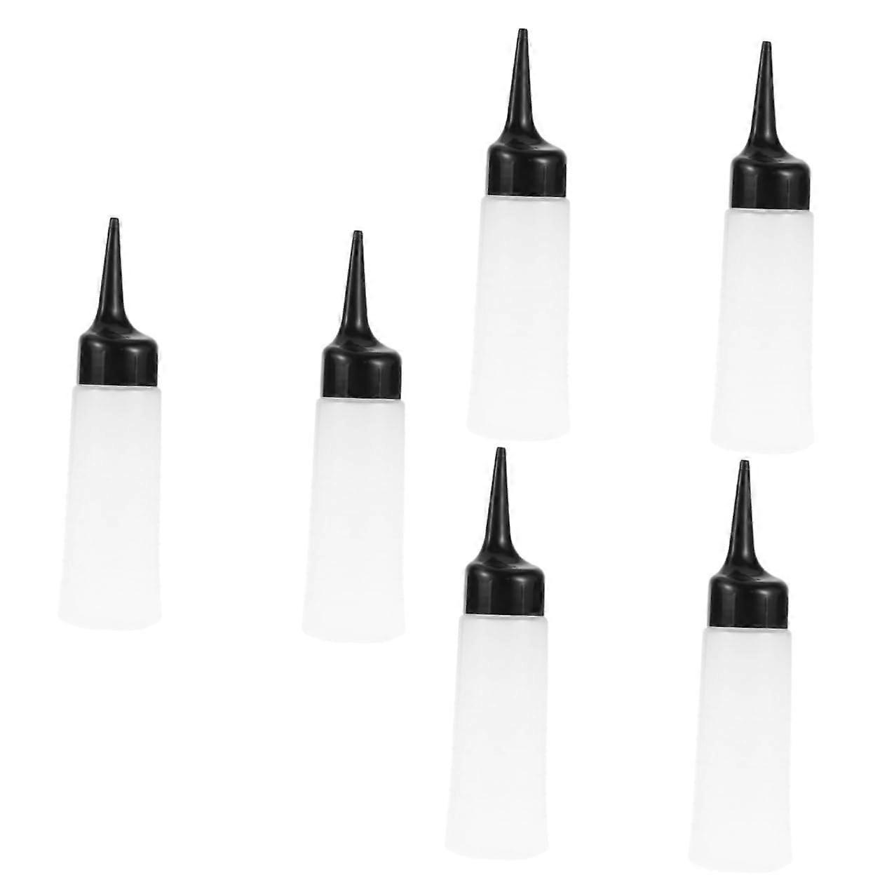 Hair Dye Applicator Bottle Set with Slanted Tip for Precision and Mess Color Application
