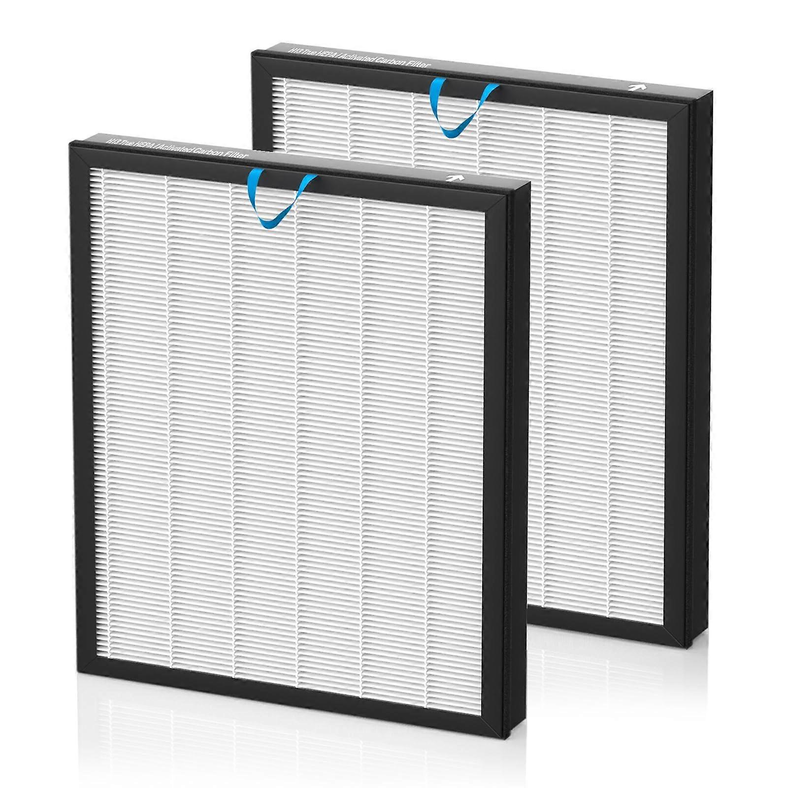 True HEPA Replacement Filter 2 Pack with Efficiency Carbon Layer for Levoit Vital 200SRF