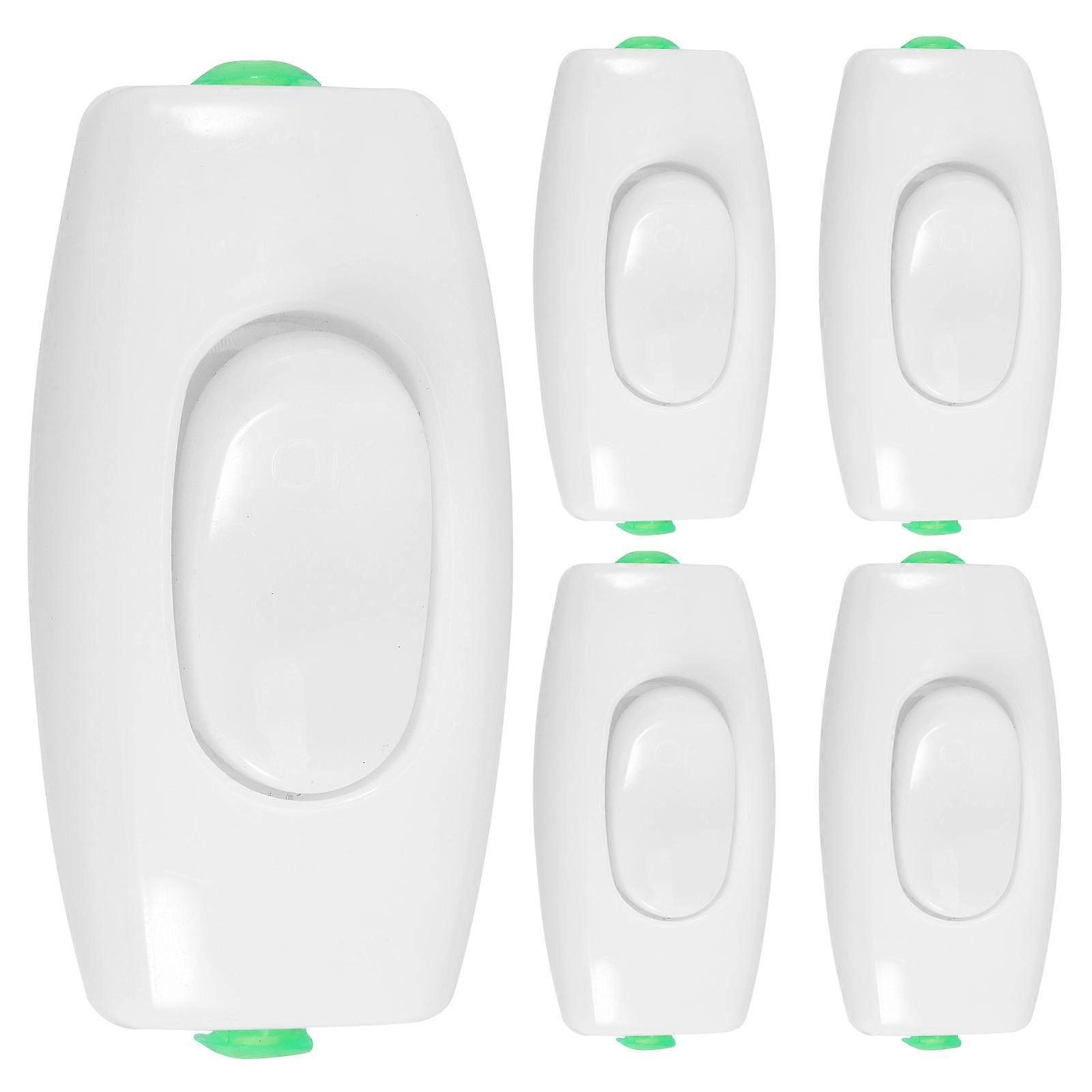 Switch for Bedside Lamp Electrical Inline Cord Switch 5Pcs Pack