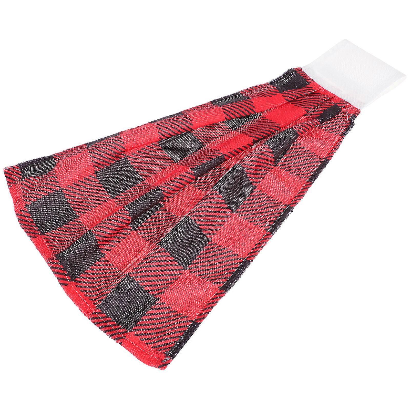 Bathroom Hand Towels Rectangular Quick Dry Superfine Fiber Christmas Atmosphere 1Pcs