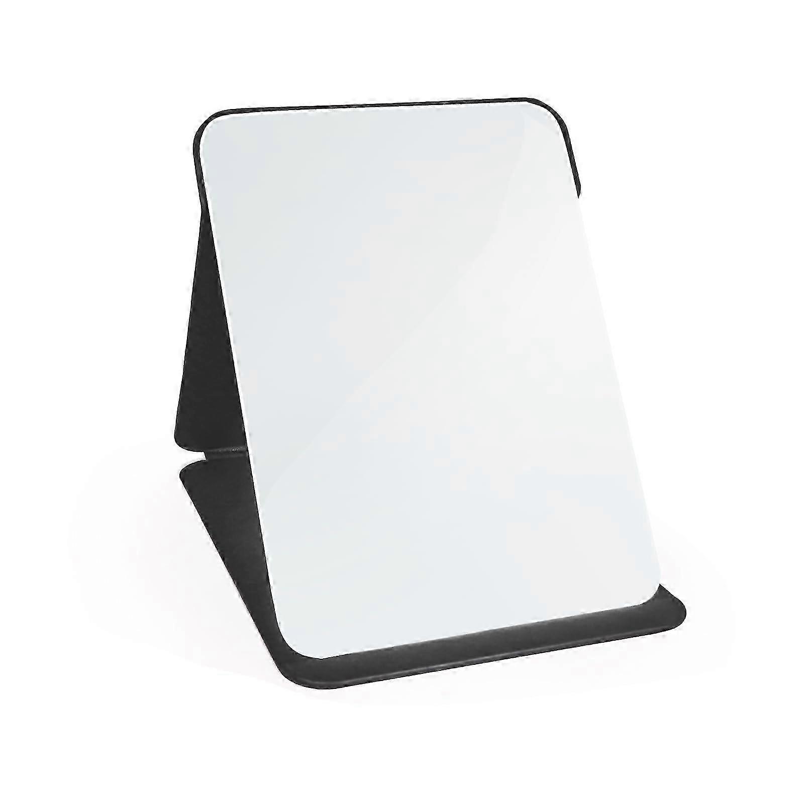 2026 Makeup Mirror, 7x10 Inch Pore Pu Leather Mirror, Folding Desktop Makeup Mirror, Adjustable Stand
