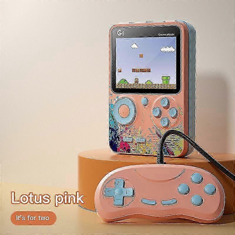 500 in 1 handheld game console Doubles pink 25-26