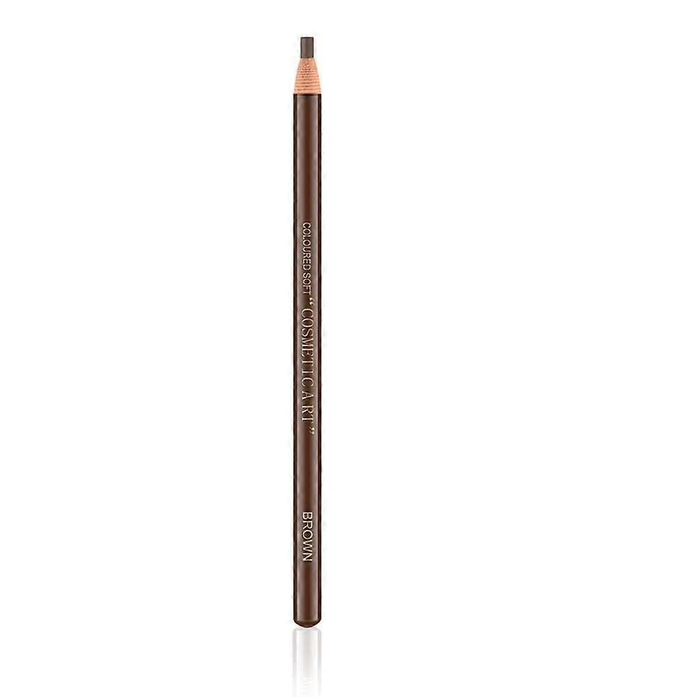 Waterproof Dark Brown Eyebrow Pencil Long Lasting Smudge Proof with Pull Cord for Precise Shaping