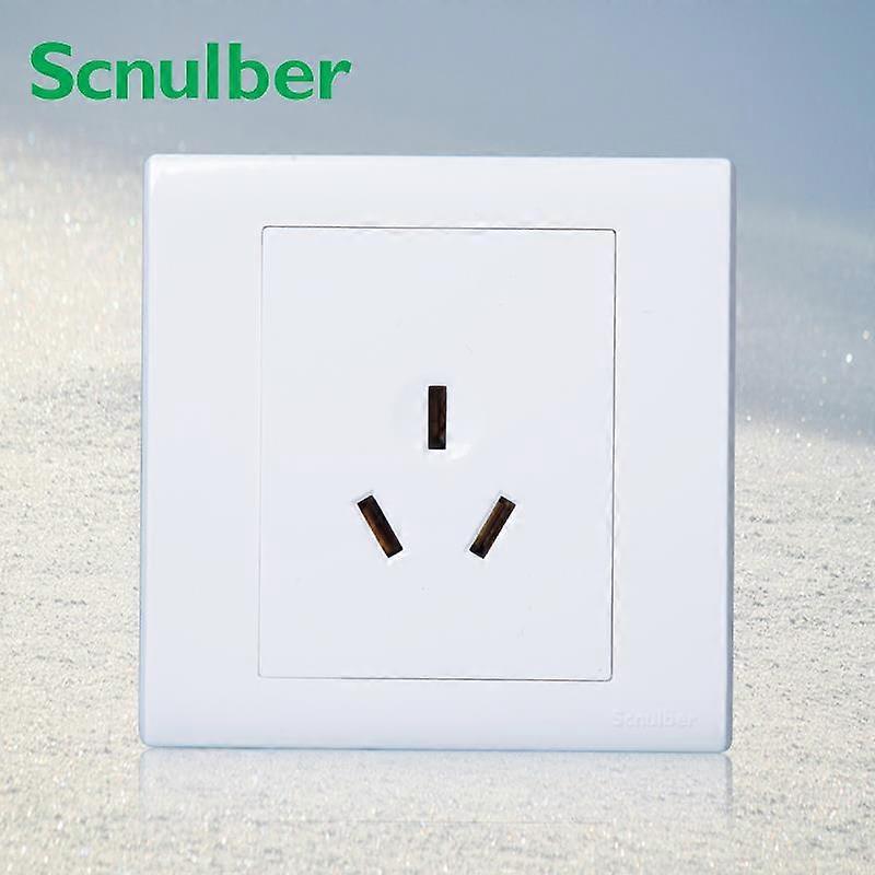 86*86mm air conditioner 250v power wall panel 3 poles 16A socket outlet