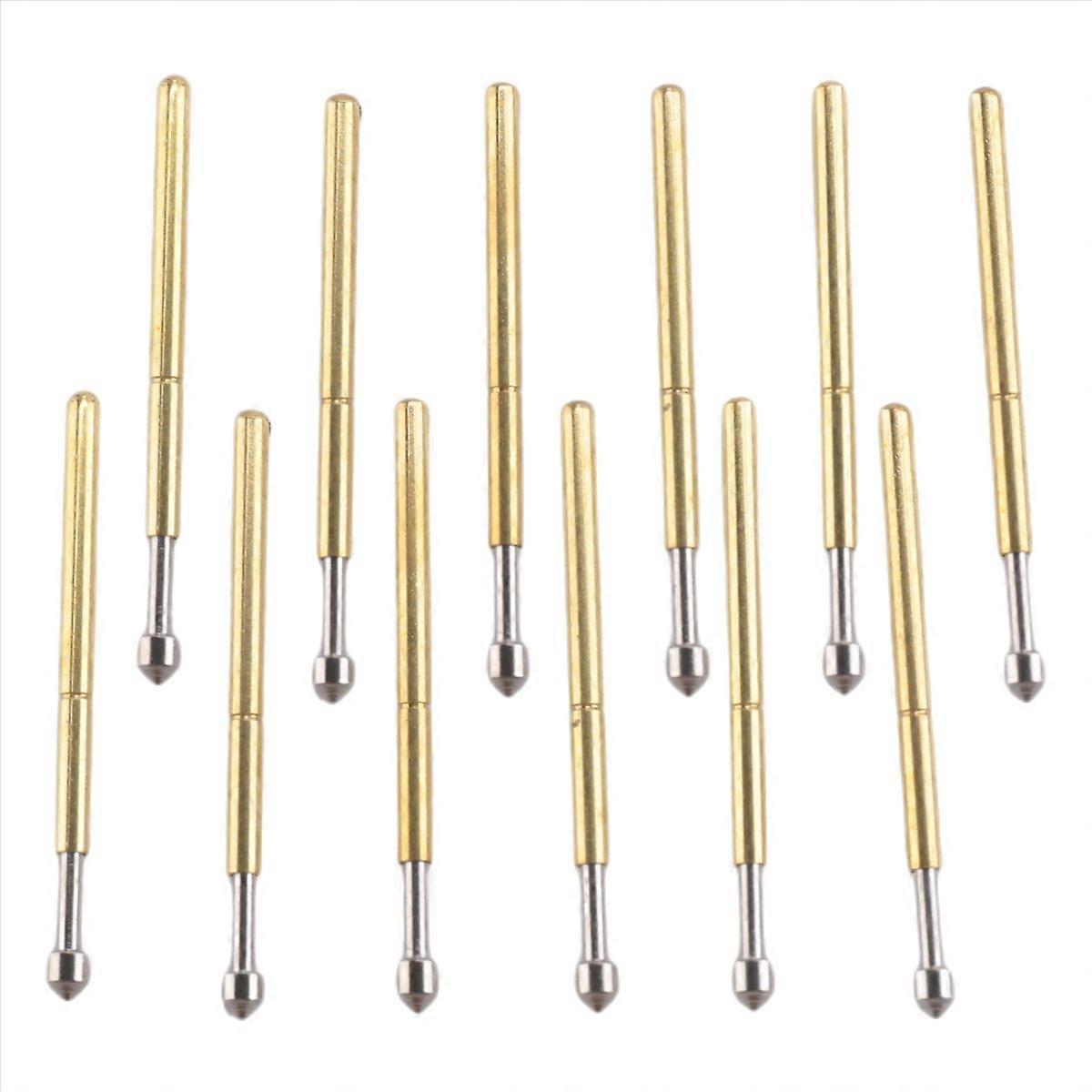 100Pcs P75-E2 Spring Test Probe Pogo Pin 1.3Mm Conical Head 1.0Mm Thimble