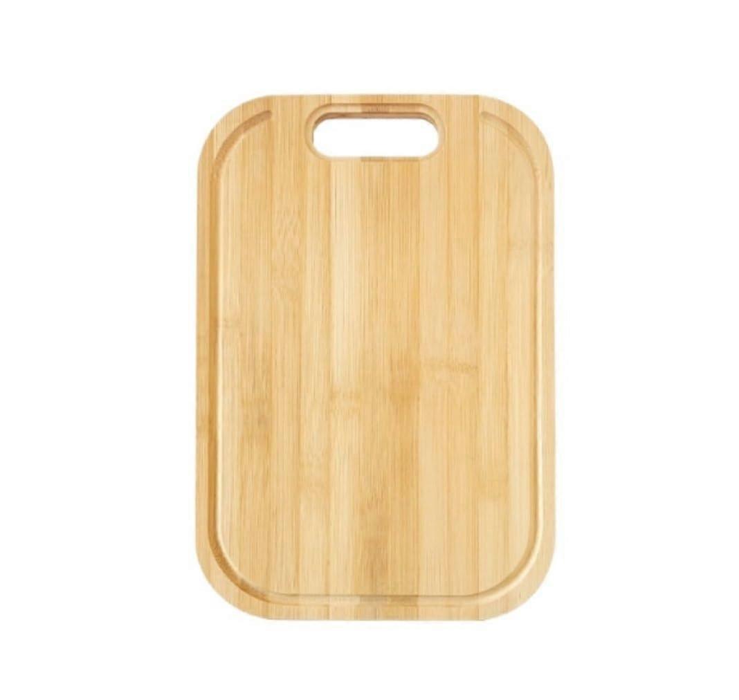 Bamboo Cutting Board with Handle Grip, Custom Engraved Kitchen Gift 40x27cm