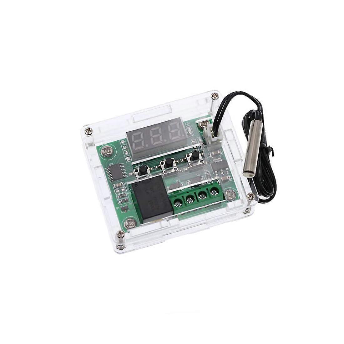Digital Temperature Controller 12V W1209 with Probe and Case, LED Display,  Accuracy Thermostat