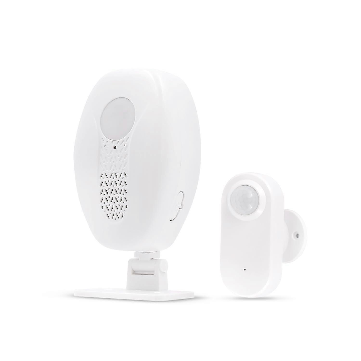 Wireless Motion Sensor Alarm with LED Visual Alert for Home and Business Security (1 Receiver+1 Sensor)