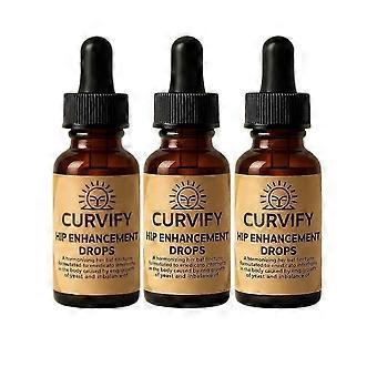 3x Curvify Hüftvergrößerungs-Öl, Po-Straffung und -Formung 60 ml