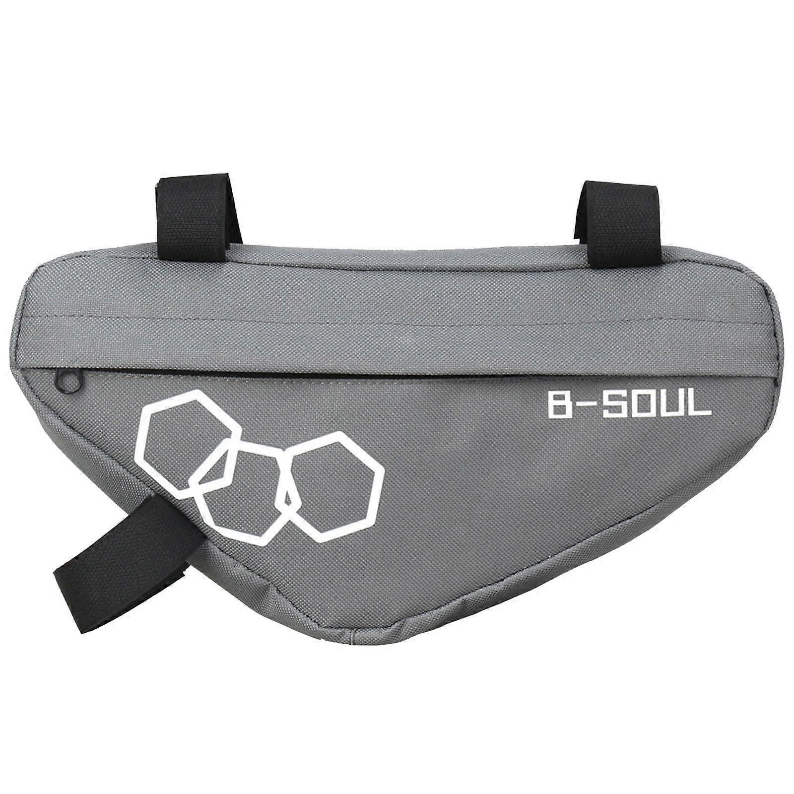 Waterproof Bike Frame Bag Bicycle Triangle Pouch with Extra Storage and Secure Strap Attachment