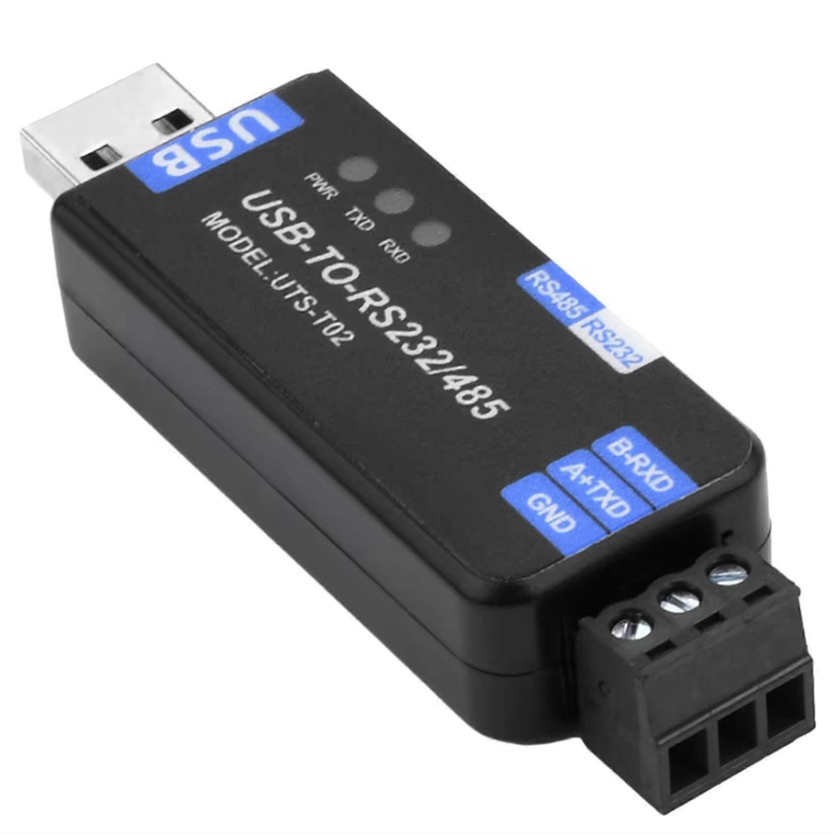 2X USB to RS485/RS232 Communication Module Bidirectional Half-Duplex Serial Line Converter Communication Module