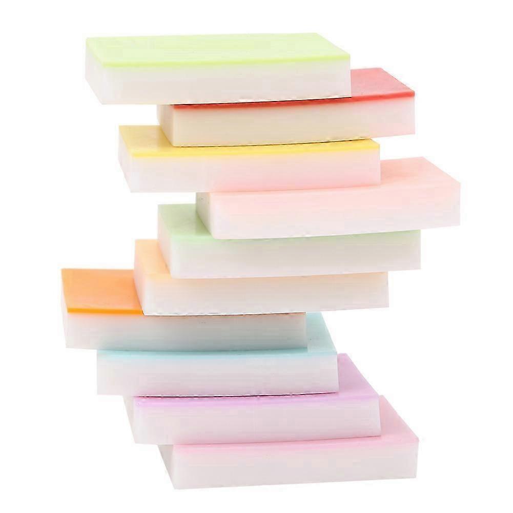 Stamp making supplies for DIY - 10pcs double layer rubber blocks