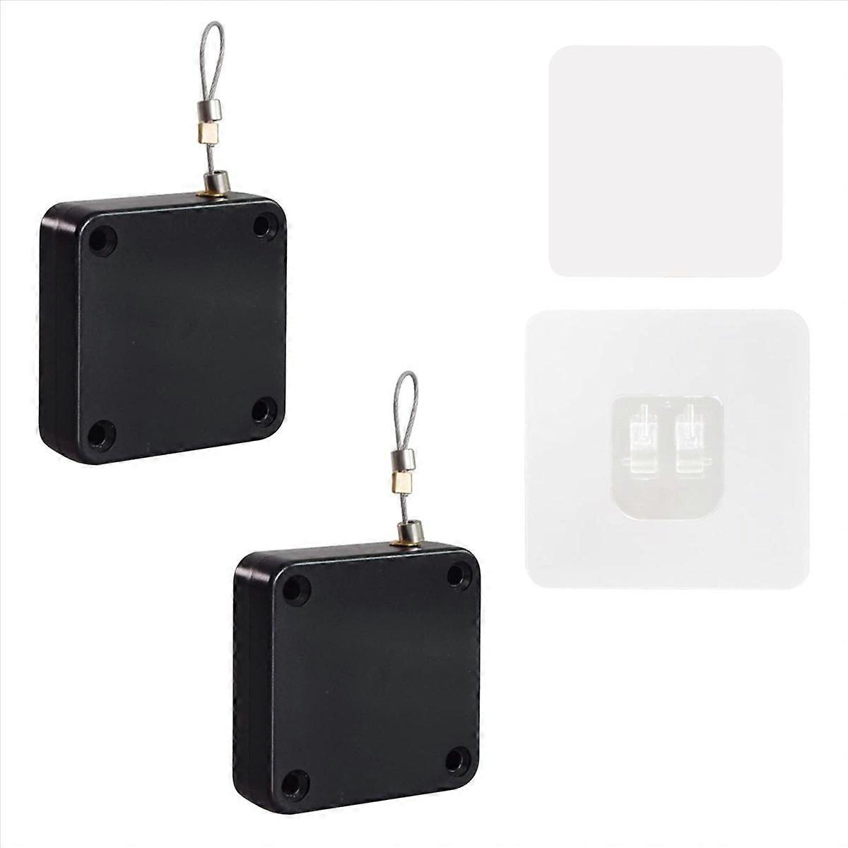 2 Pack Punch-Free Automatic Door Closer, Automatic Door Closer(500G)