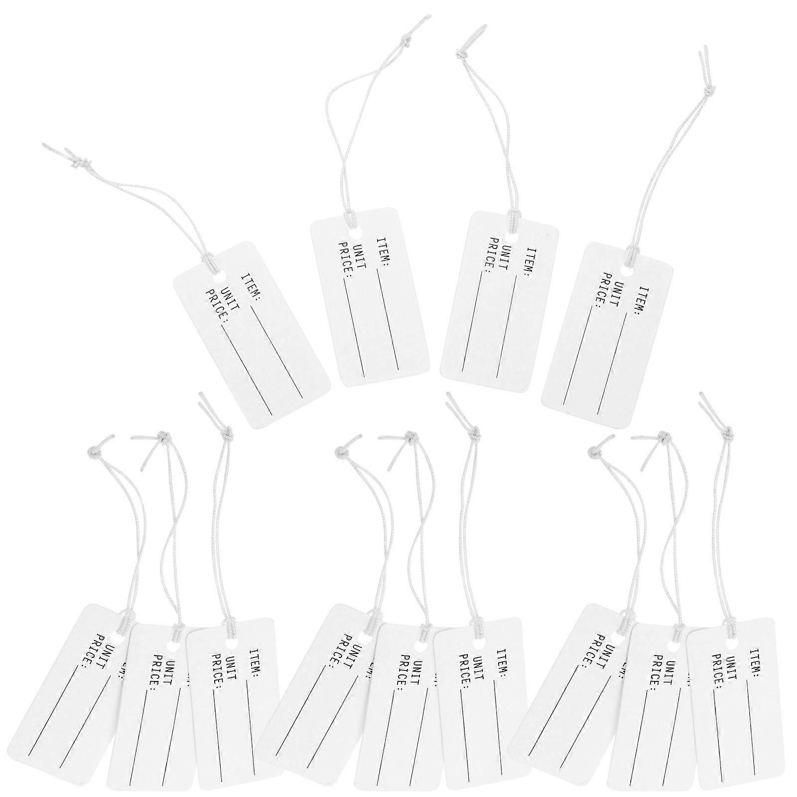 Jewelry Tags with String Small Tags Labels for Jewelry 500Pcs