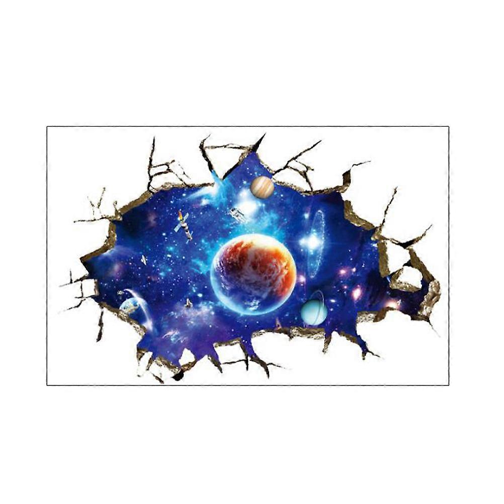 Creative Wall Paper Space Planet Sticker for Wall Decoration