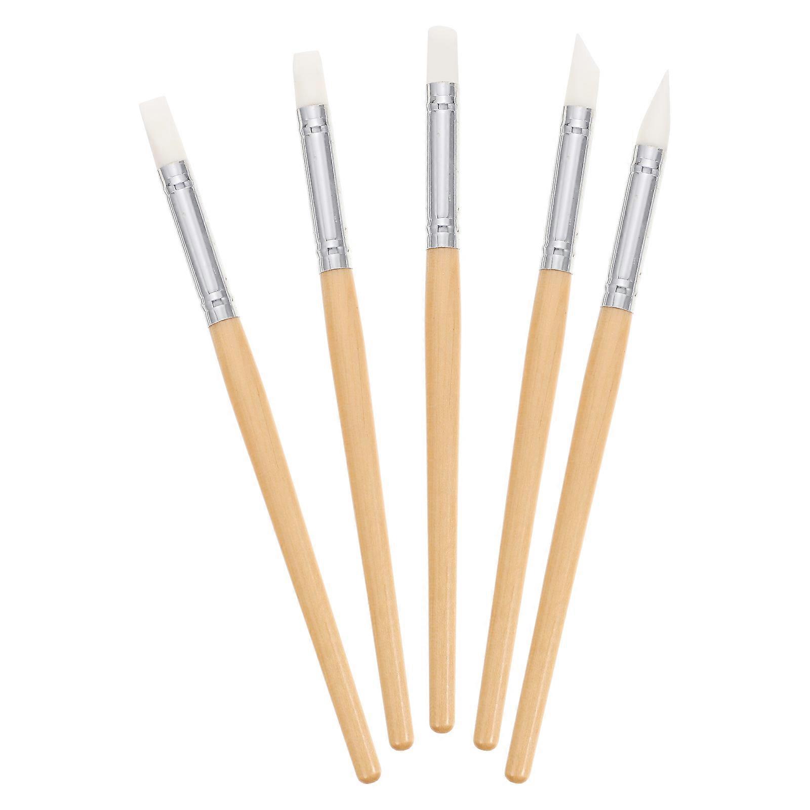 Convenient Pens Silicone Tools for Polymer Clay 5Pcs