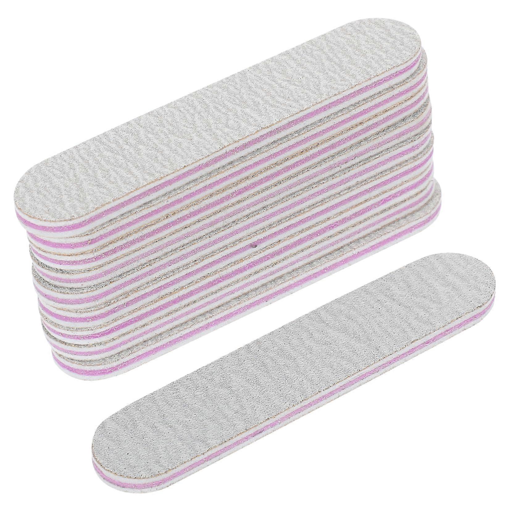 100PCS Double Sided Nail File and Buffer for Manicure, Precision Shaping and Smoothing