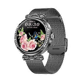 Montre connectée pour femmes et hommes, écran 1,27", appels Bluetooth, rappel de règles, paiement hors ligne – Compatible iOS/Android