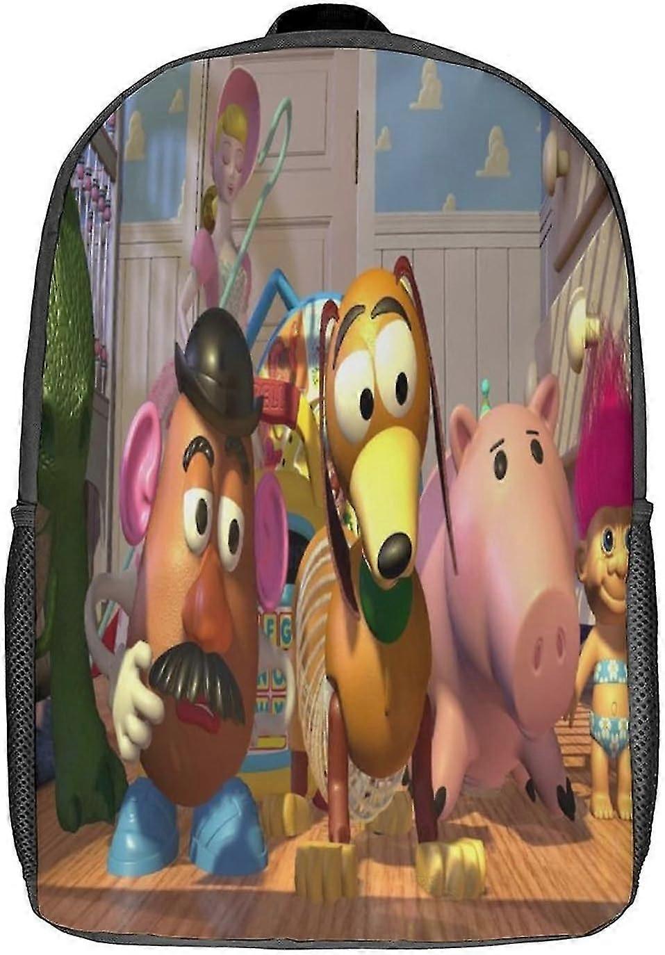 j7620 Movie Toy Story School Bag, Kids Backpack, 3D Printed Cartoon School Bag, Kindergarten Preschool Rucksack, Boys Girls Bookbag 17inch e7620