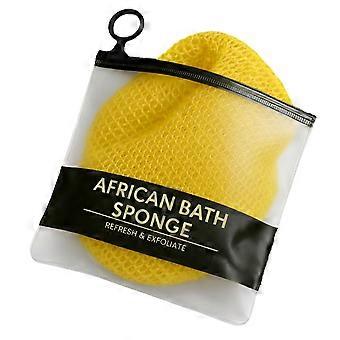 Toalha de Banho Amarela de Malha com Queratina - Fibras Hexagonais Trançadas para Limpeza Suave do Corpo e Cuidados com a Pele